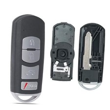 Key Fob Shell Case Replacement Fits for Mazda 3 6 Miata MX-5 CX-5 CX-9 2014