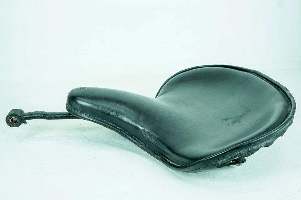 80 Harley Electra Glide Touring Driver Rider Seat Saddle Pillion Scratched 1353 - Image 3 of 4