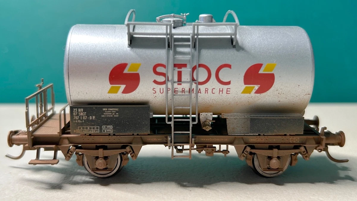 Lot De 4 Wagons Citernes HO - Occasion Pour Modélisme Ferroviaire