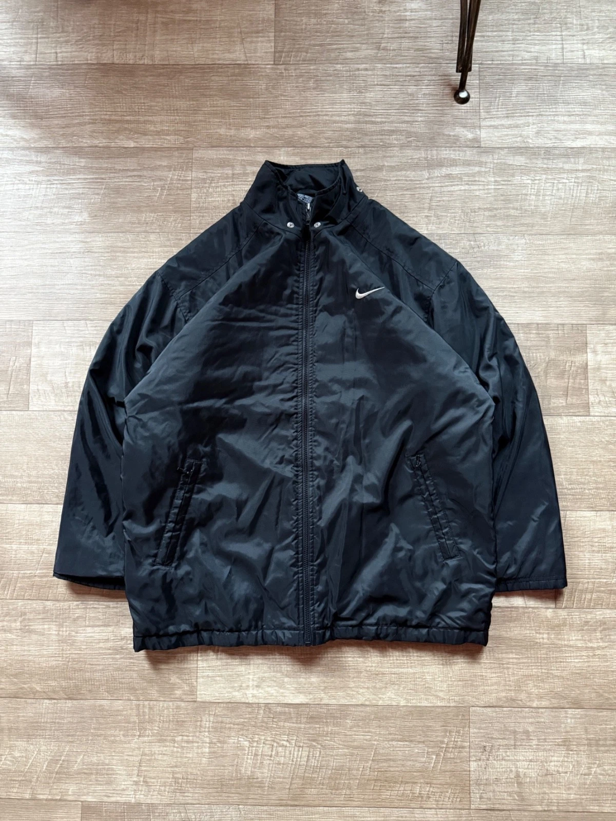 vintage nike gorpcore outdoor swoosh light puffer jacket