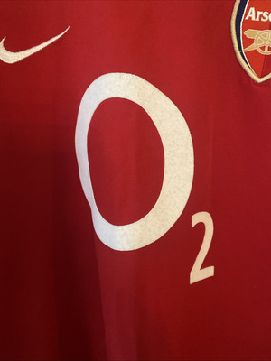 Original Arsenal Home Football Shirt Nike XLarge Boys Authentic O2