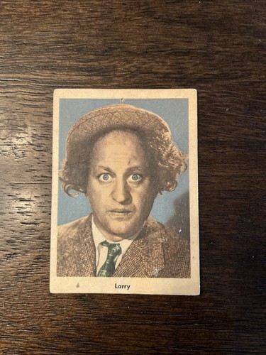 1959 Fleer Three Stooges Larry #3 Vintage Television Movies Rare Card Crease