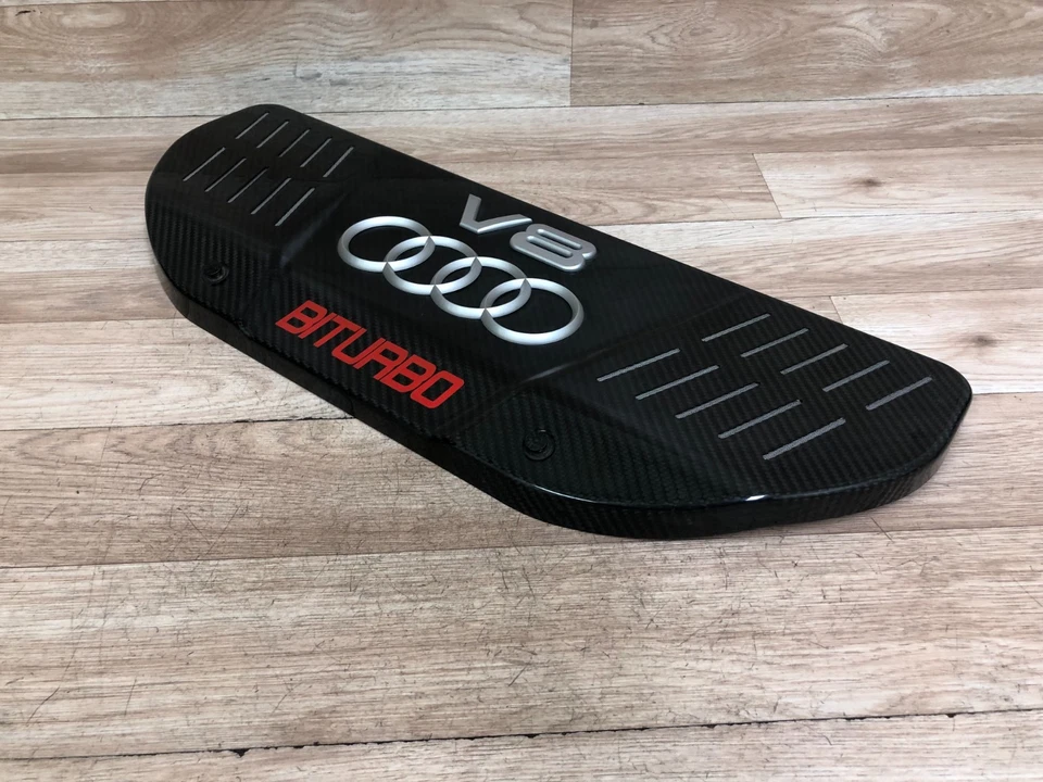 CUBIERTA PROTECTOR MOTOR DELANTERO AUDI RS6 OEM BITURBO CARBONO 4.2L 2003-2004 Foto 3 de 4