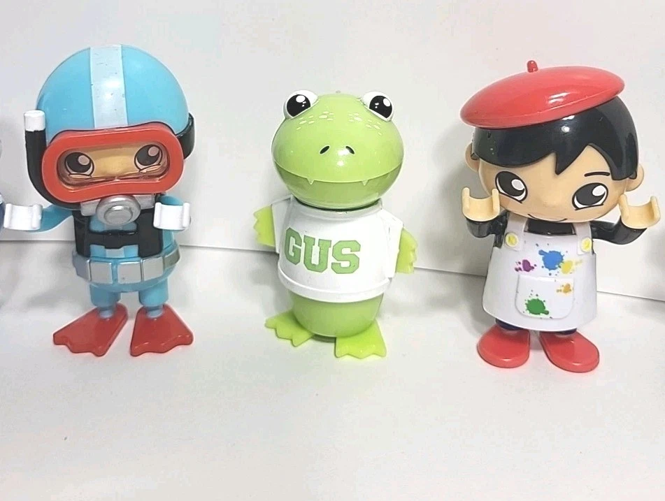 Ryan's World Figuras Juguetes Bonkers Juguetes Lote de 7 con Green Little Squishy Alien Foto 3 de 4