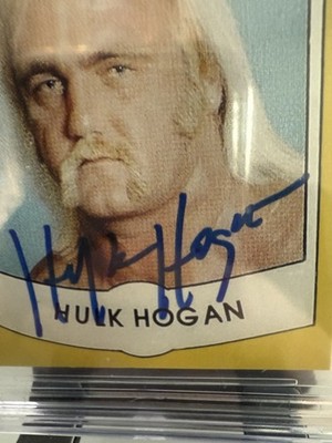 Hulk Hogan 1982 Rookie RC Card Reprint Wrestling All-Stars BGS 10