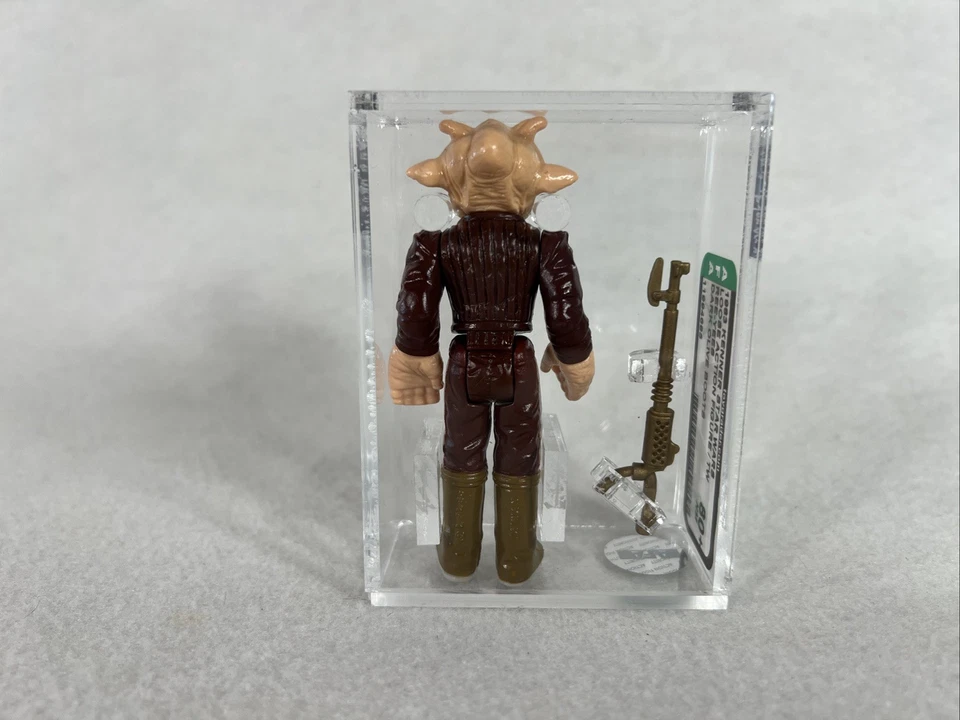 BOTAS VINTAGE KENNER STAR WARS 1983 REE YEES AFA 80+ CASI NUEVAS TW OLIVA OSCURO Foto 2 de 4