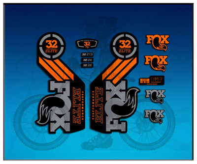 PEGATINAS STICKERS FORK FOX 32 PERFORMANCE ELITE AM99 AUFKLEBER