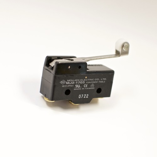 Moujen MJ2-1703 Micro Basic Limit Switch, Hinge Roller Lever, 15A/250V-T85µ - Picture 2 of 4