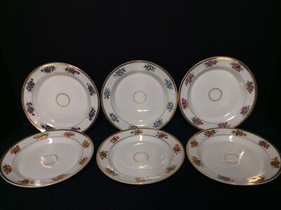 KPM Six(6) Hand Painted 7” Plates | eBay