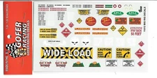 GOFER Racing , Big Rig Decals in 1/24, 1/25 11012 ST