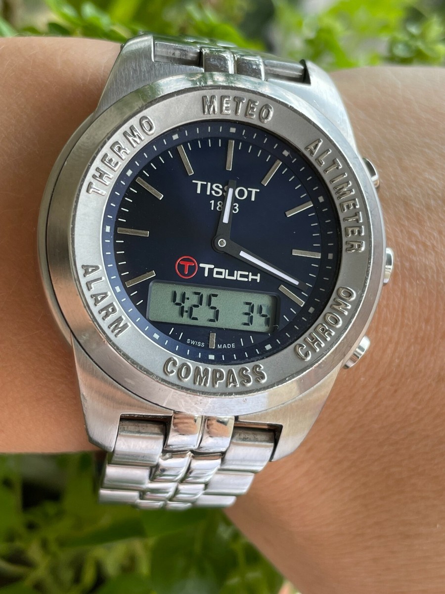 TISSOT T TOUCH WATCH Z 254/354 ANALOG DIGITAL WATCH BLUE TISSOT T TOUCH WATCH Z 254/354 ANALOG DIGITAL WATCH BLUE
