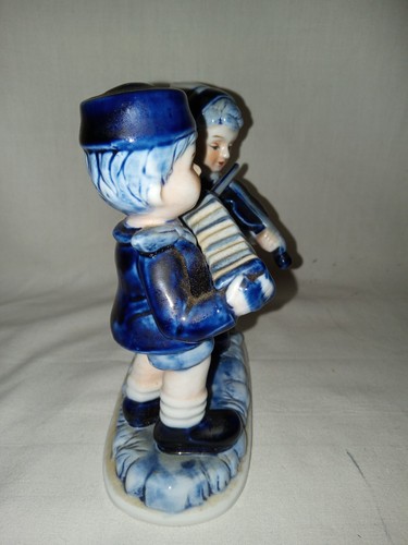 Holland Delf blau Figur Mann Frau Musical - Bild 3 von 12