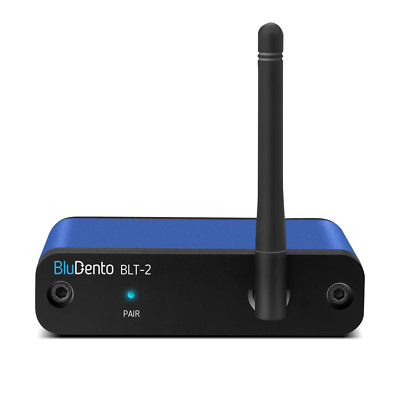 BluDento BLT-2 aptX HD AAC Bluetooth Audio Receiver With RCA OPT. COAX Outputs