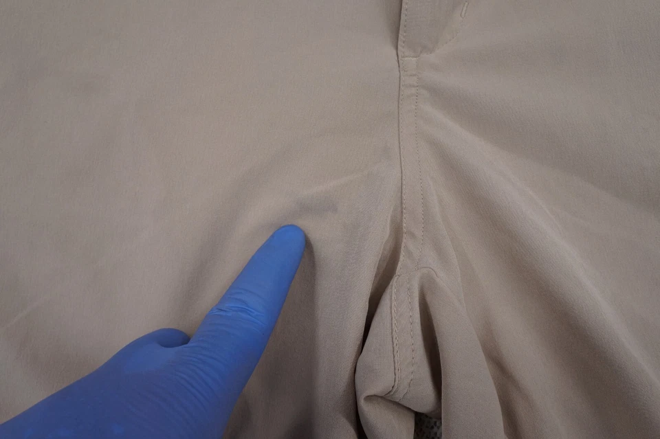 Pantalones Cortos Tailor Byrd Para Hombre 36 x 9 Beige Frente Plano Elastizados Comodidad Golf Rendimiento Foto 3 de 4