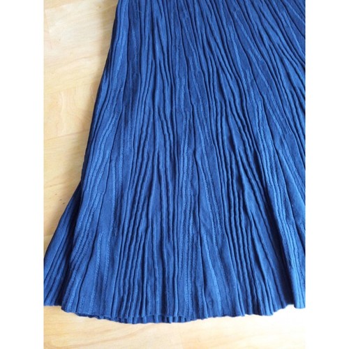 NWT Nie + Zoe Blue Ribbed Skirt - Picture 10 of 12