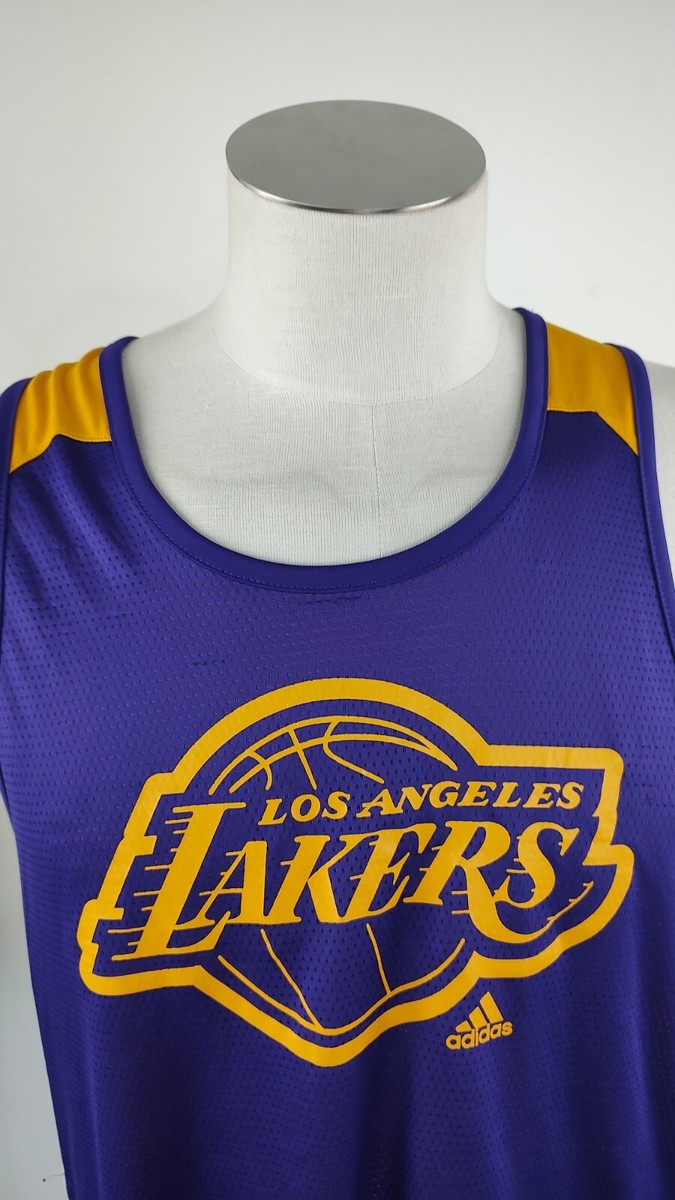 Adidas NBA Lakers Basketball Jersey Man Size M Sport Double
