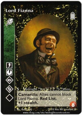 Lord Fianna Malkavian Keepers of Tradition 2018 BCP V:TES VTES Vampire CCG
