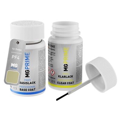 Autolack Lackstift Set für Dodge PF4 Light Kiwi Pearlcoat Basis Klarlack je 50ml