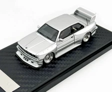 NA 1:64 Silver E30 Coupe Pandem Racing Sports Model Diecast Resin Car