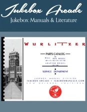 Wurlitzer Remote Control Parts Manual 100, 115, 120, 123, 125, 320, 130, 130A