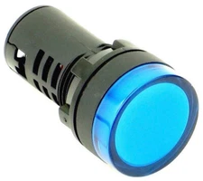 YuCo YC-22 22mm AC LED Pilot Panel Indicator Light Choose: Color and Voltage