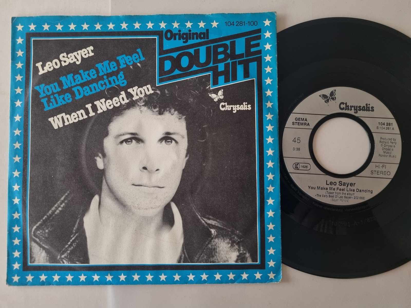 Leo Sayer - You Make Me Feel Like Dancing / When I Need You 7'' Vinyl Germany