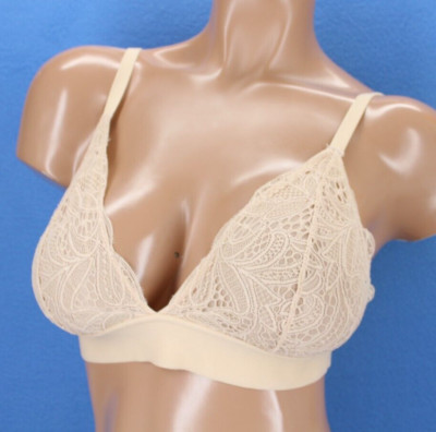 Lively Wireless Unlined Bralette Bra Size Large #D9238