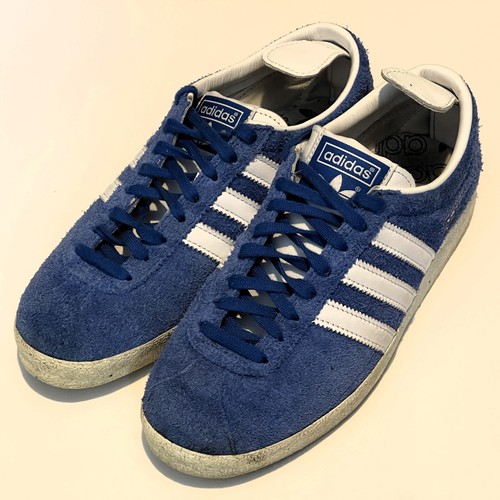 adidas Originals -BLUE & WHITE GAZELLE VINTAGE TRAINERS UK5.5 Boxed FU9656 - Picture 3 of 8