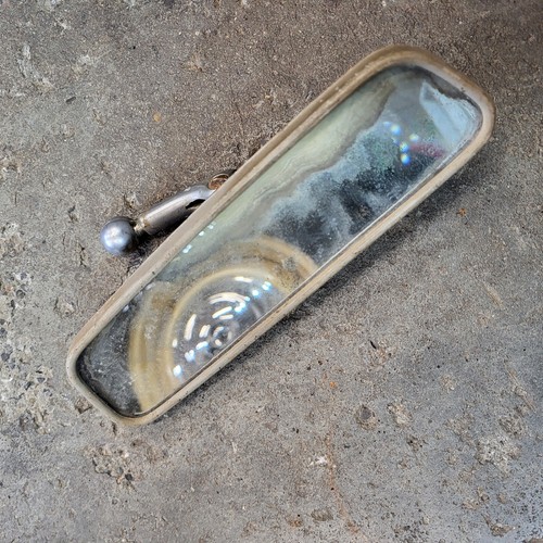 1967-1968 Chevy Corvair Interior Day/Night Mirror 8" Chrome - Picture 3 of 3