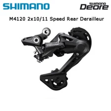 Shimano Deore RD-M4120 Shadow 10 / 11 Speed Long Cage SGS Rear Derailleur MTB