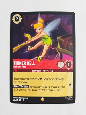 Tinker Bell Insistent Fairy 136/204 - Reign of Jafar Lorcana
