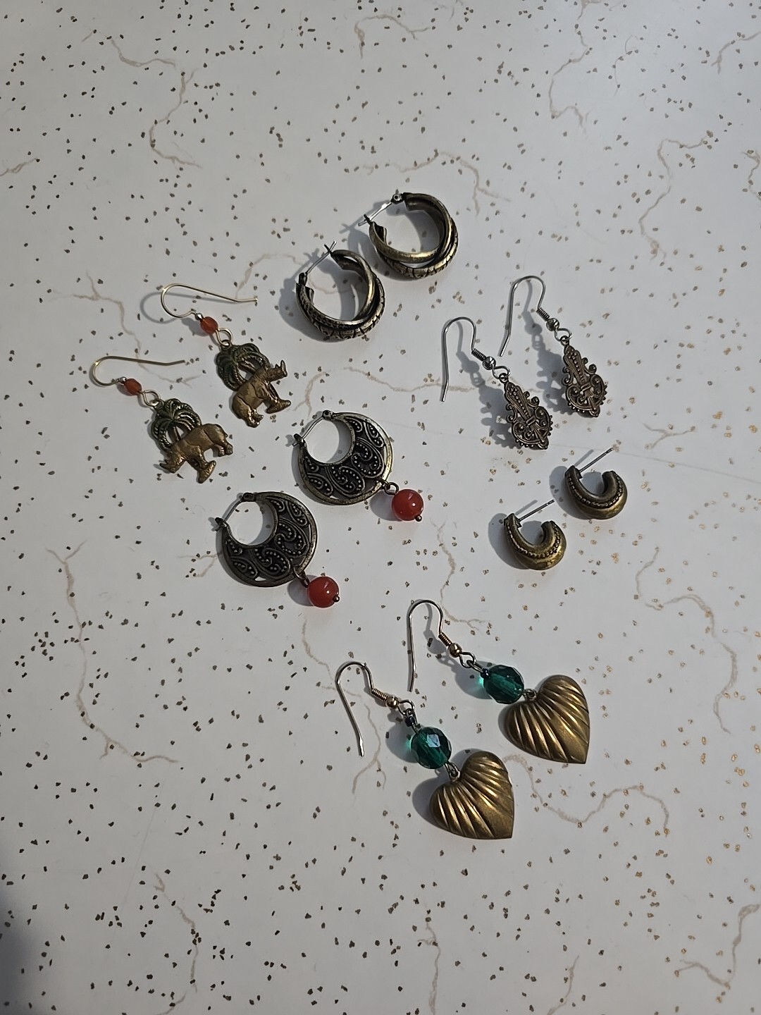 Assorted Brass Earrings - image 1