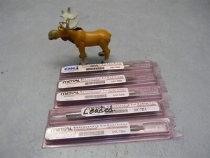 Metcal SSC-725A SSC Soldering Cartridge Chisel Tip 1.0 mm 30 deg Lot of 5
