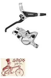 shimano m445 brakes