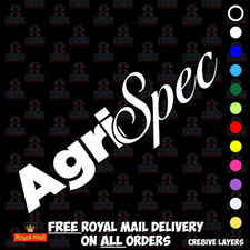 Agri Spec Sticker - Many Colours & Sizes - Funny Car Tractor Farm AgriSpec