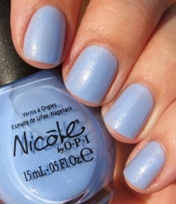 HTF!! Nicole by O.P.I Kardashian Nail Polish- Nothing Kim-Pares To Blue- NI K20