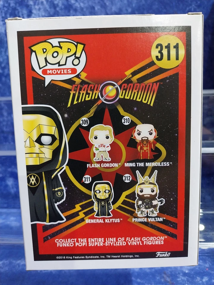 Películas de vinilo pop Flash Gordon 311 sin usar, en caja General Klytus 2016 + protector Foto 3 de 4
