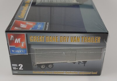 自動車 AMT ERTL Great Dane Dry Van Trailer Great Dane Dry Van Semi Truck Trailer Model Kit 1:25 Scale