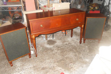 Ambassador Music Centre System Record Player Radio Cassette Player + Speakers