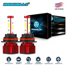 IRONWALLS 9005 H11 9140 H13 LED Headlight Bulb Fog Light for Ford F150 1987-2021