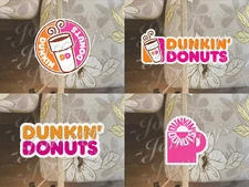 Dunkin' Donuts Logo Custom Colored Vinyl Sticker Decal car tumbler laptop