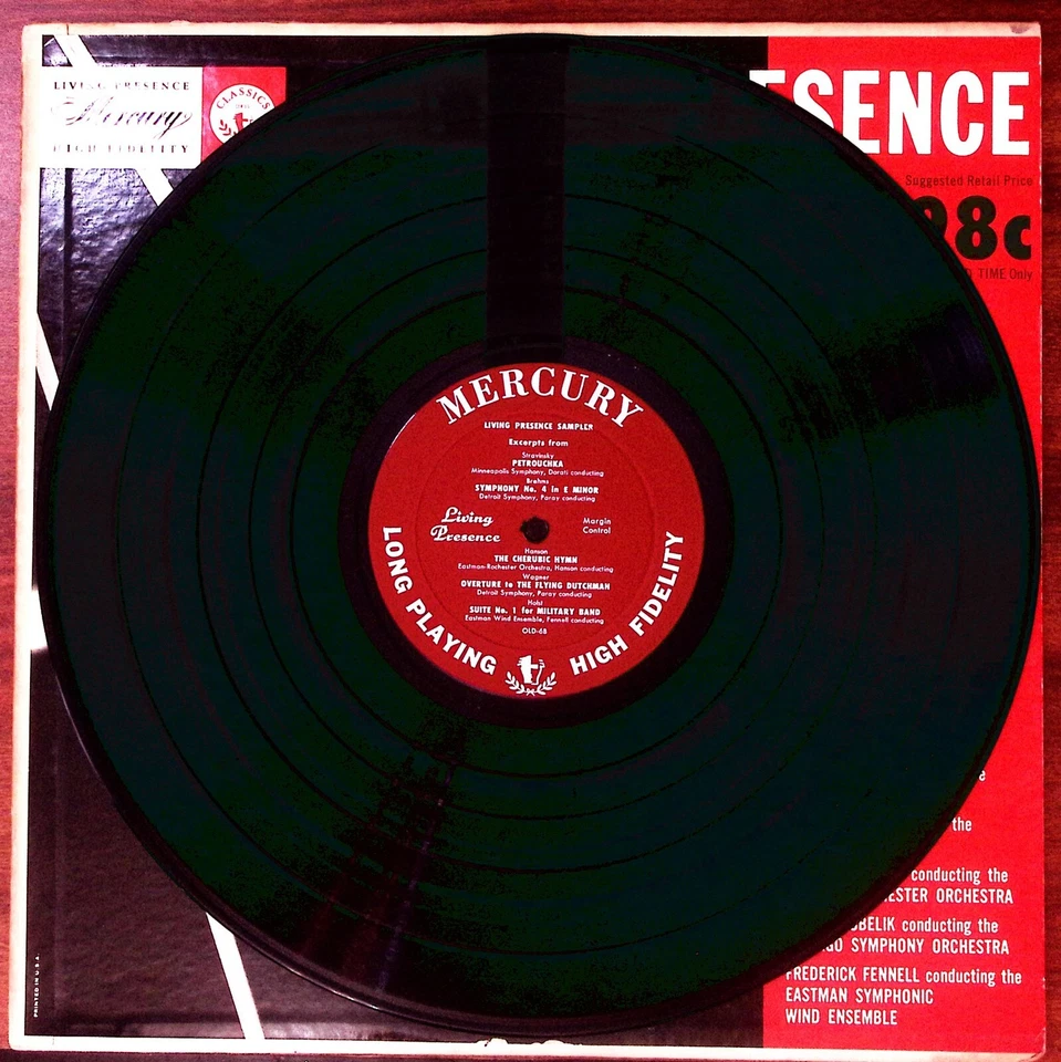 MERCURY RECORDS LIVING PRESENCE SAMPLER OLD-6 EXCELLENT VINYL LP 211-82 - Image 4 of 4