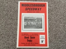 * MIDDLESBROUGH: GRAND EASTER TROPHY 22/4/65 unmarked programme, OVE FUNDIN