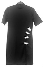 PRETTY LITTLE THING - ELEGANT BODY CON DRESS WITH DETAILS, SIZE 10, BRAND NEW 