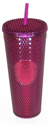 Starbucks Berry Studded Tumbler Cup 24 oz. Venti 2022 Siren Logo New