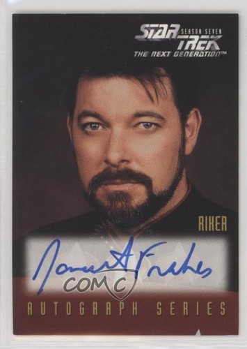 1999 Skybox Star Trek the Next Generation Season 7 Jonathan Frakes #A2 Auto 0j1l - Picture 1 of 3