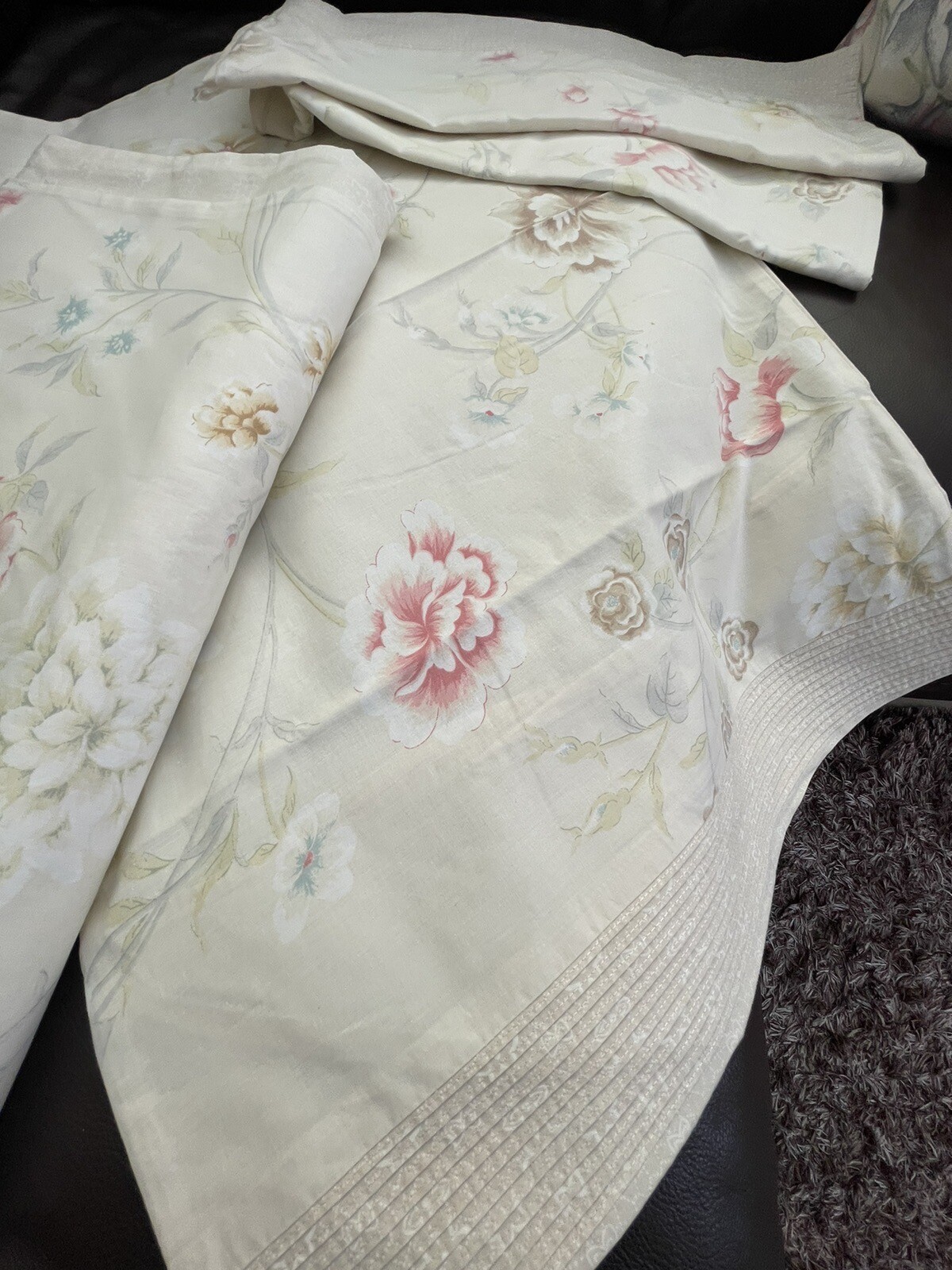 DORMA KING SIZE DUVET COVER& 3 PILLOWCASE SET Reversible eBay