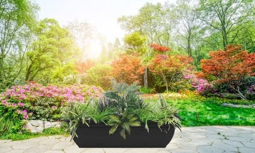 60cm Bel Plant Pot Long Plastic Planter Outdoor Garden Herb Flower Winchester UK - Picture 28 of 57