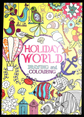 Colouring Book For Girls - Summer Holiday World Drawing and Colouring - New 128p