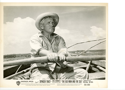 Vintage 8x10 Photo Spencer Tracy in The Old Man and the Sea (1958